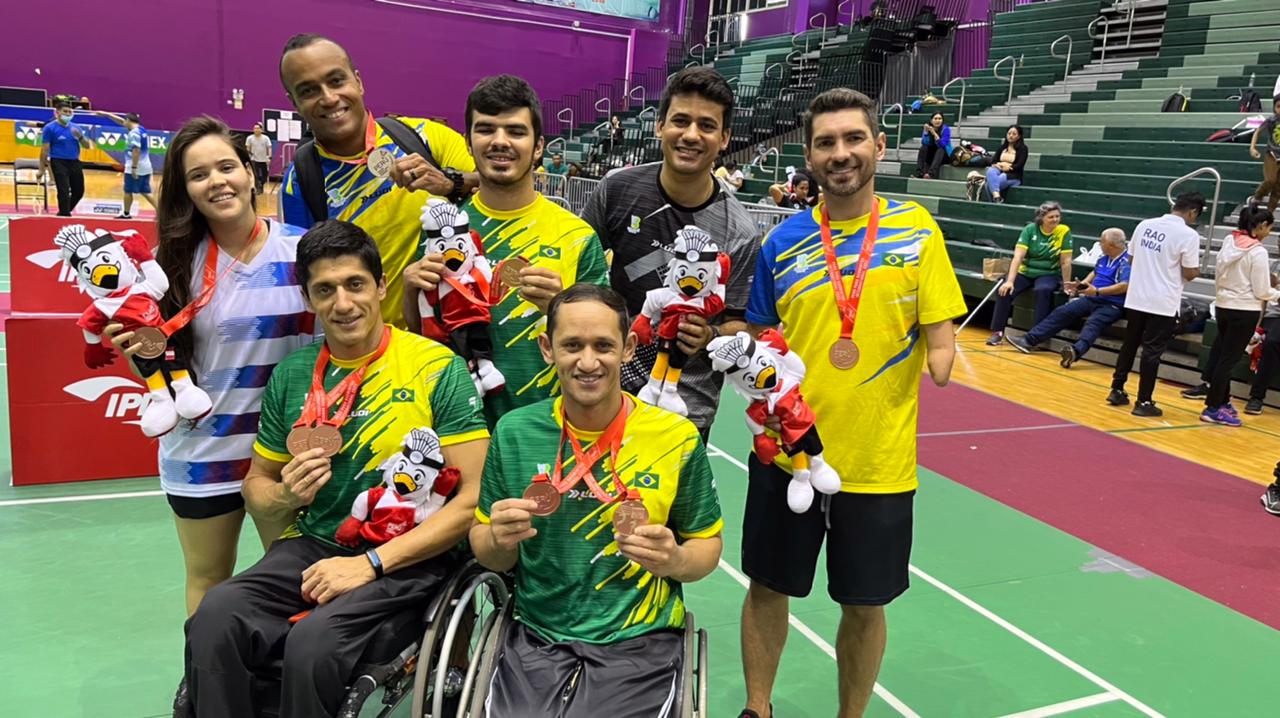 Professor baiano ajuda a trazer medalhas para a seleção brasileira de parabadminton